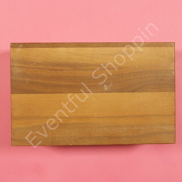 Great Waters Reynolds Plantation Lake Oconee Golf Odds And Ends Wood Box Brown - Picture 7 of 7